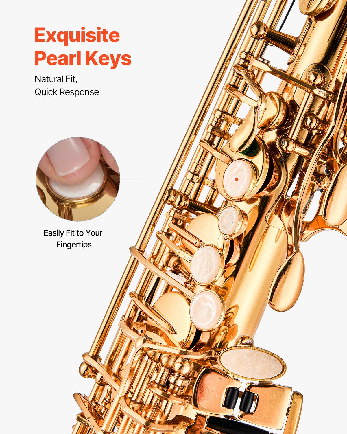 VEVOR Beginner Alto Saxophone Kit — E Flat Brass Saxophone