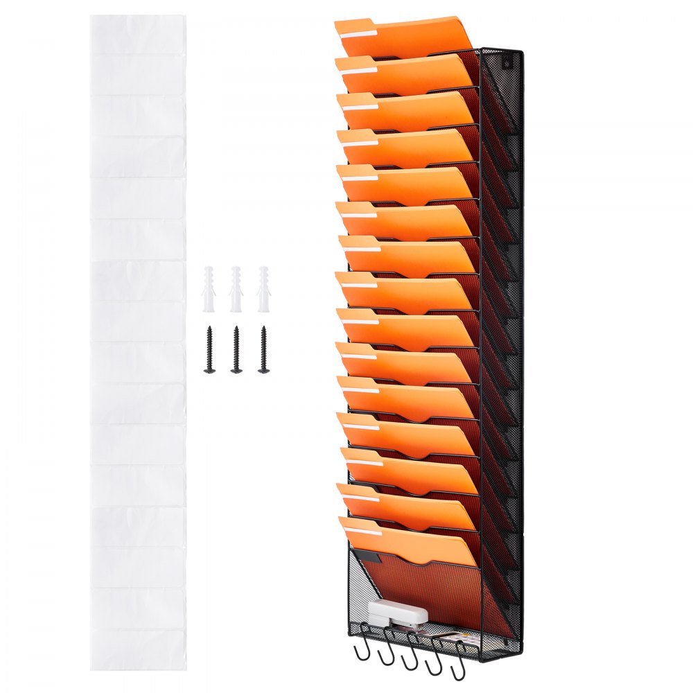 VEVOR Wall Mount File Organizer — 16 Pockets for Office