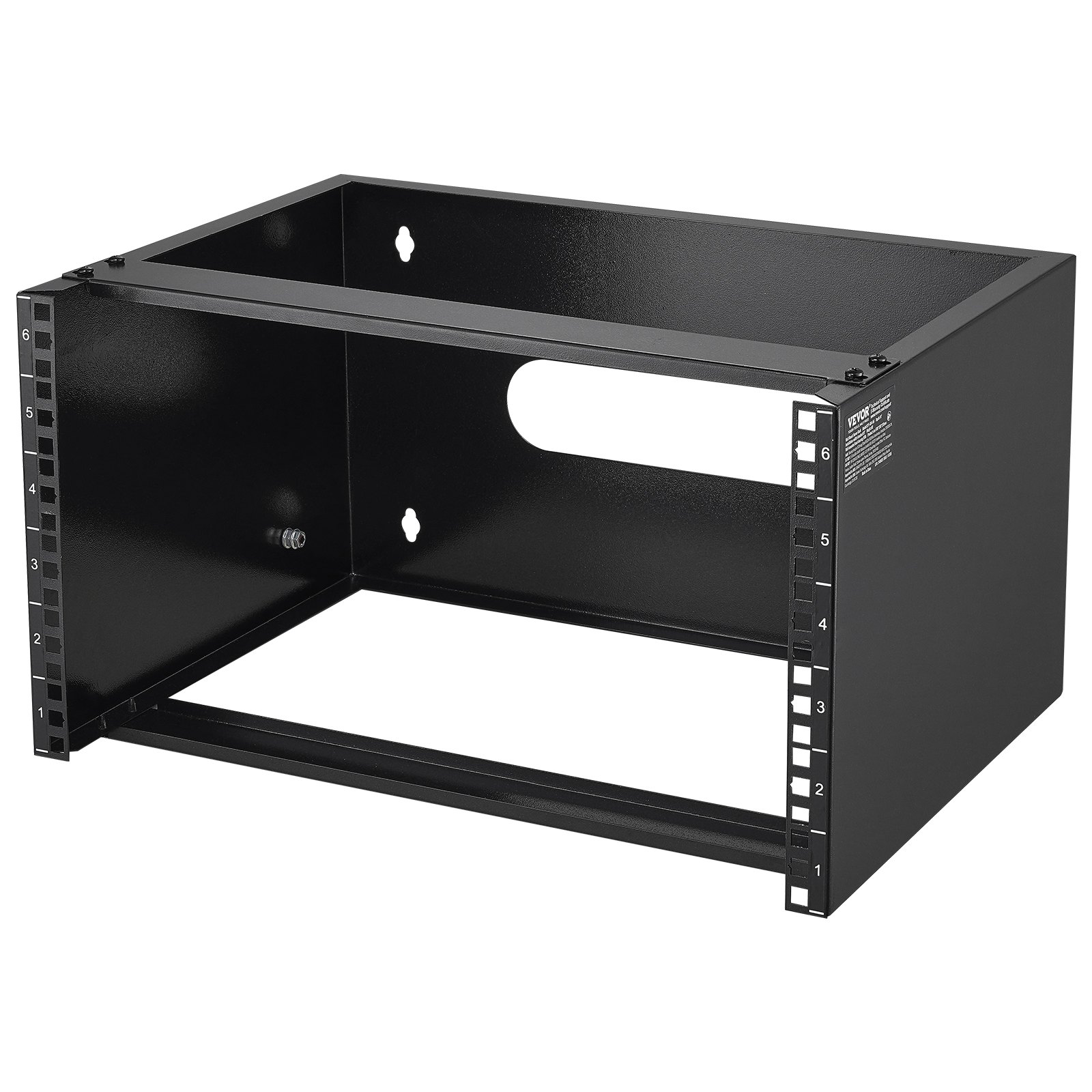 Shallow Depth Rack Server VEVOR 6U Wall Mount Network Rack, 14 in/355.6 mm Depth, 50 lbs/22.68 kg ...