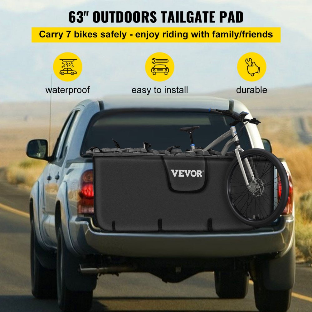 Truck bed deals bike pad