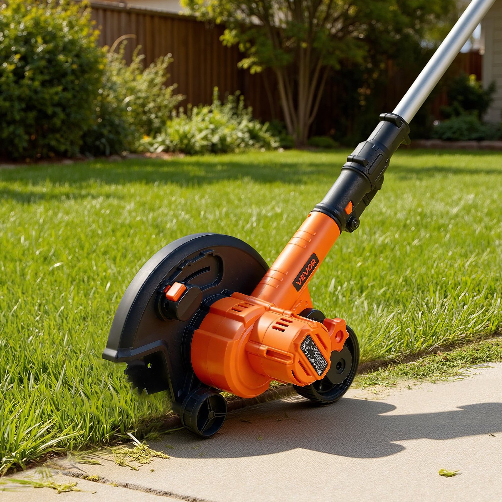 VEVOR Lawn Edger, 8.8-inch Blade Length, Battery Powered Cordless Edger ...