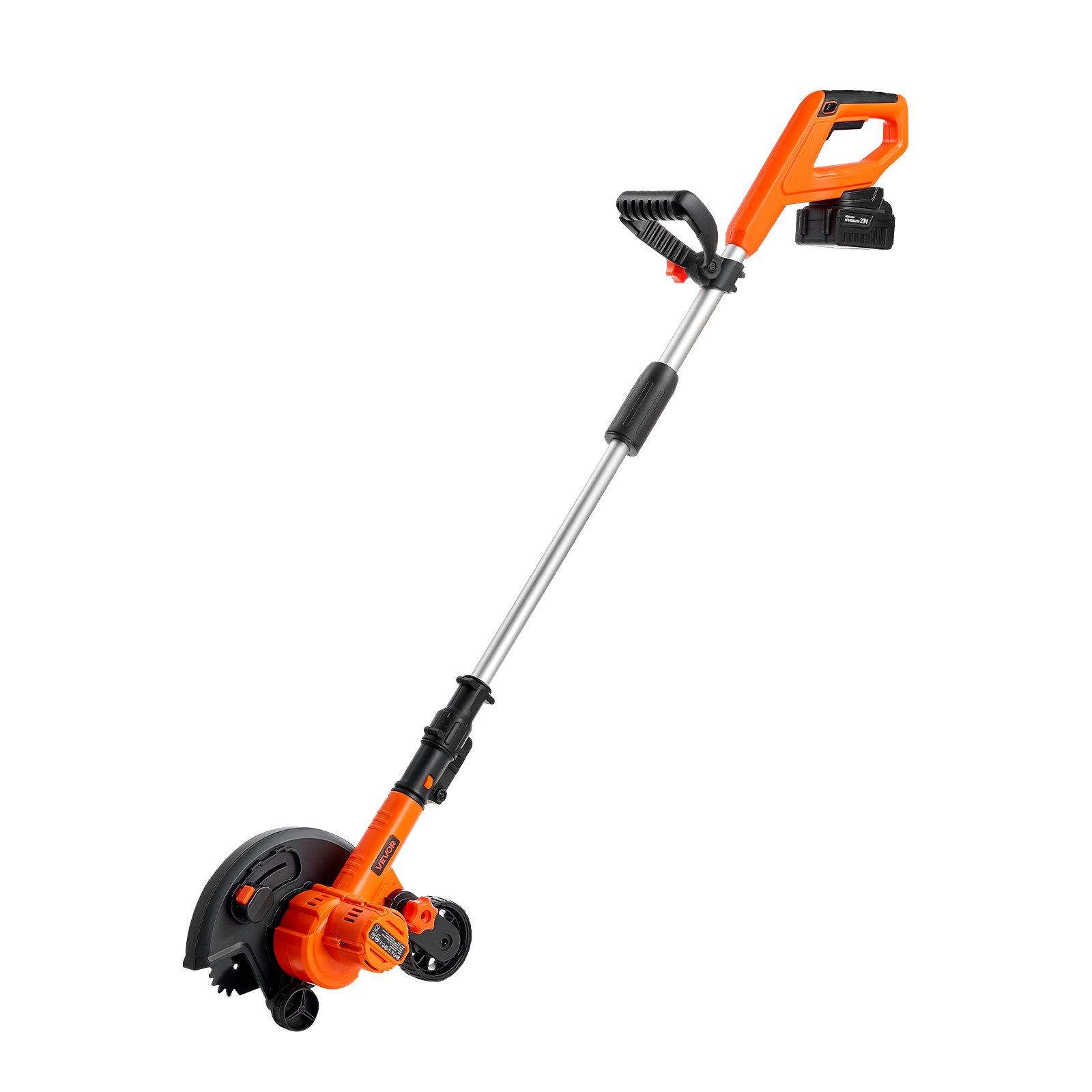 VEVOR Lawn Edger, 8.8-inch Blade Length, Battery Powered Cordless Edger ...