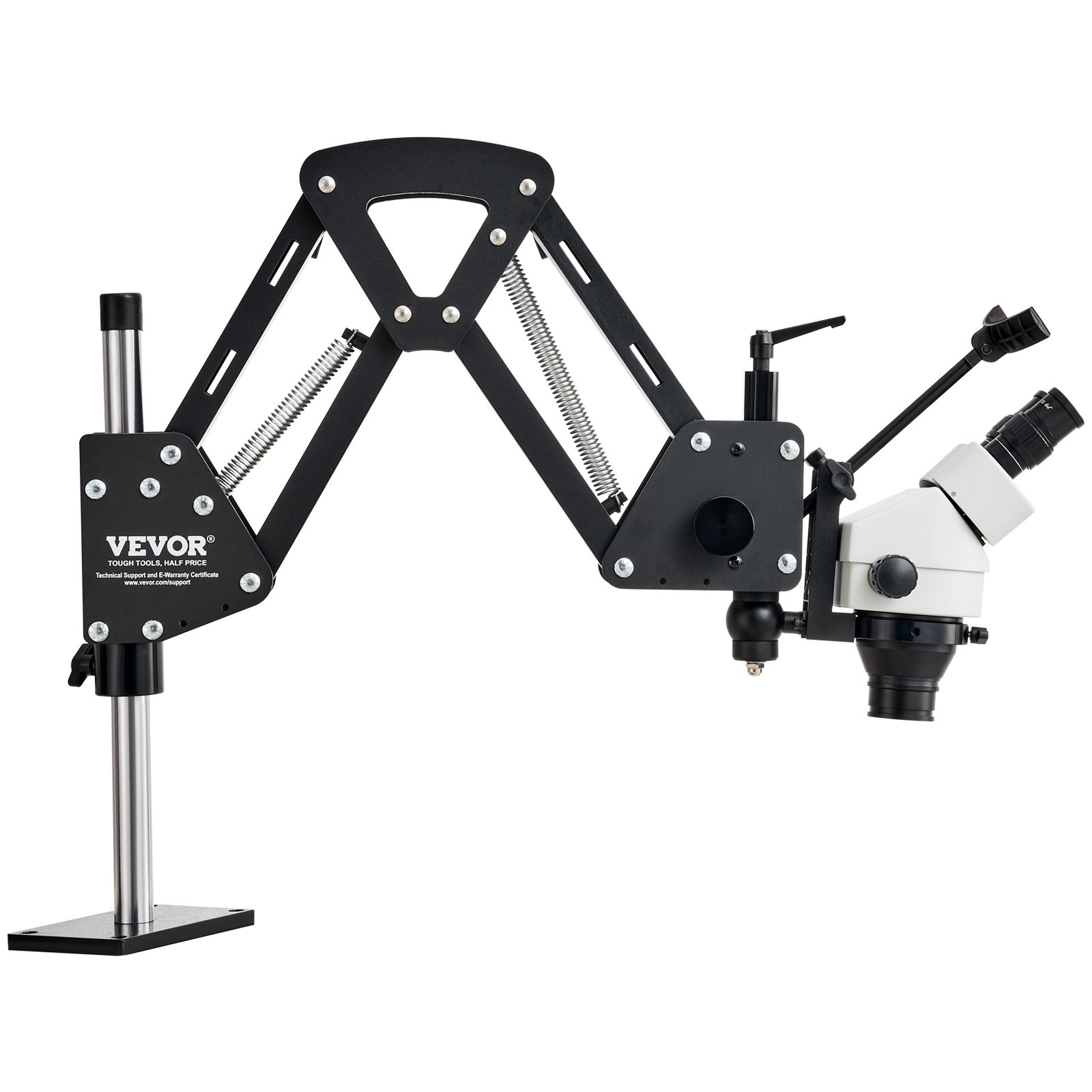 VEVOR Multi-Directional Microscope with Spring Bracket, 7X-45X ...