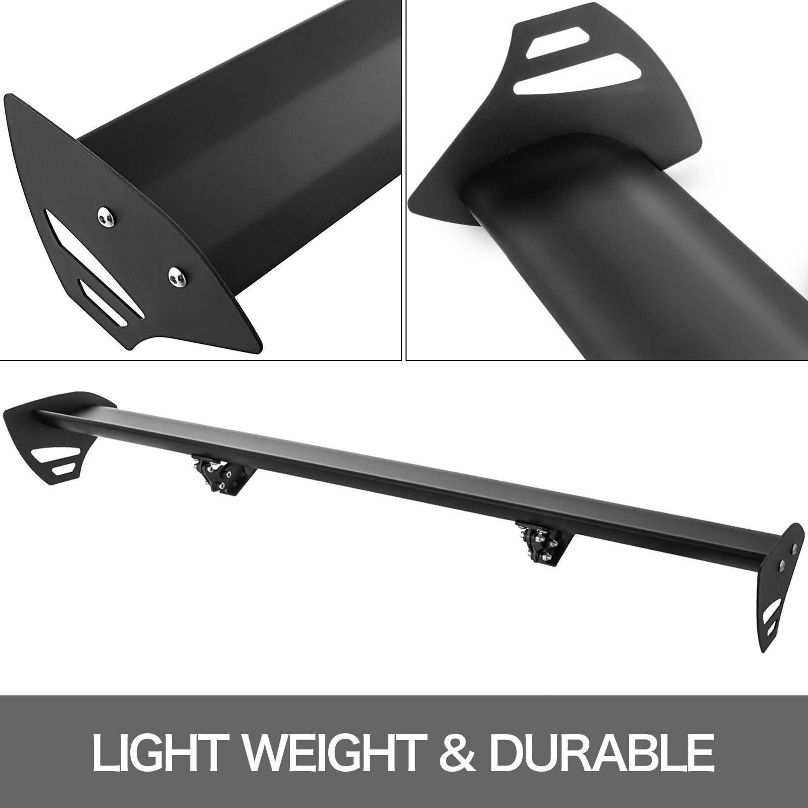 Universal GT Wing Spoiler 110CM Lightweight Aluminum Rear Spoiler Wing