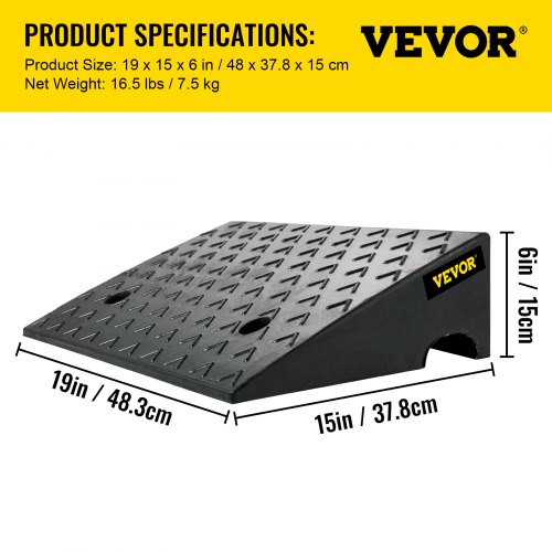 Wheelchair Ramp Rubber Curb Ramp 6.3