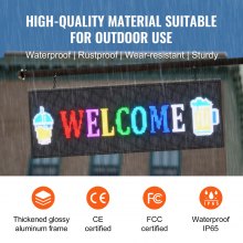 Programmable scrolling led sign discount