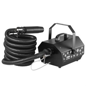 VEVOR Snow Machine, 1300W Super Silent Snow Maker, Portable Wireless ...