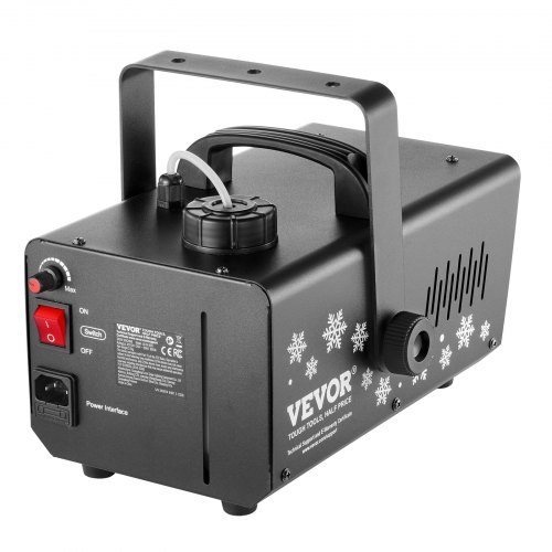 VEVOR Snow Machine 800W Handheld Hanging Snow Maker with LED Light for ...