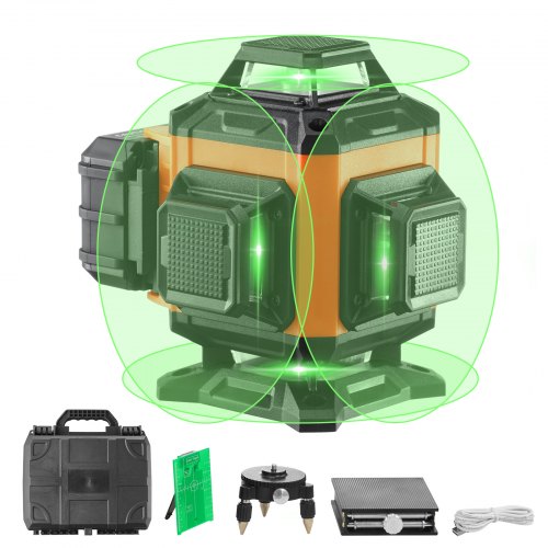 VEVOR Laser Level 3048 cm Green Cross Line Self Leveling High