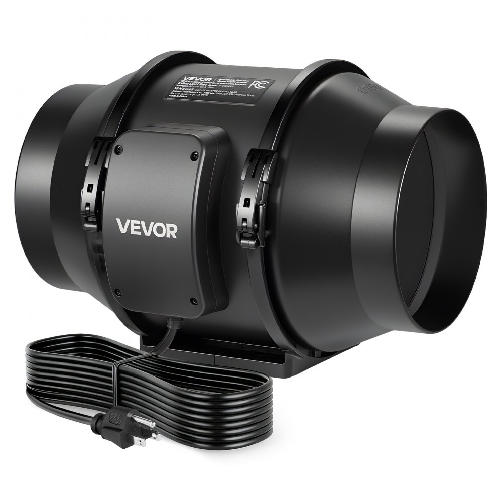VEVOR 6 Inch Inline Duct Fan – 380 CFM, 52 Db, AC Motor
