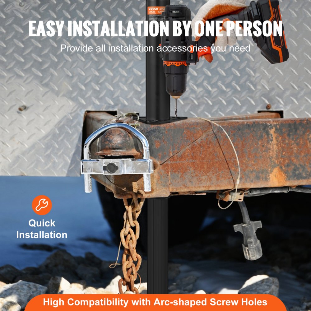 VEVOR Trailer Jack, Trailer Tongue Jack Aframe Bolt on Weight Capacity