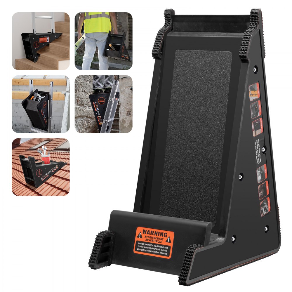 VEVOR Ladder Levler 380lbs Load PP Leveling Tool with Storage for ...