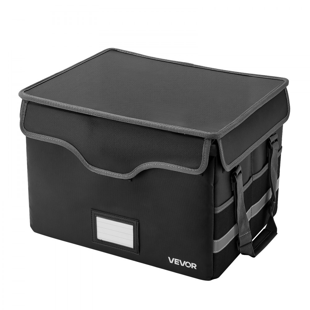 VEVOR Fire Waterproof File Box – 12.99x15.94x10.31 in, 1.4kg