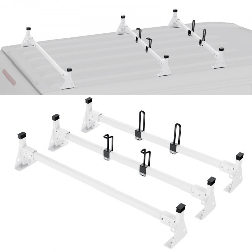 VEVOR Trailer Ladder Rack Van Roof Rack for Ford Transit 150, 250, 350 ...