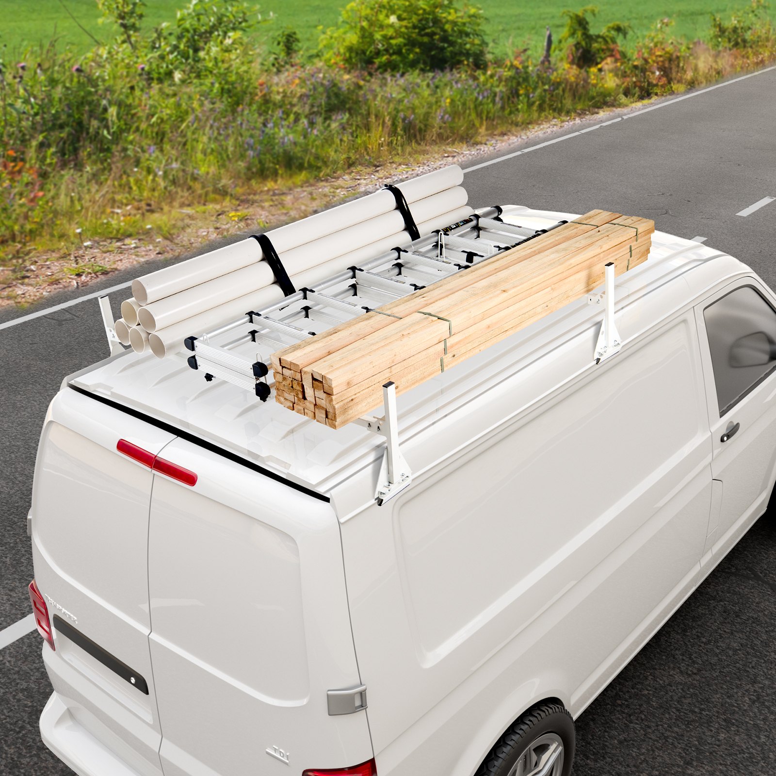 VEVOR Chevrolet Express Ladder Rack – 59