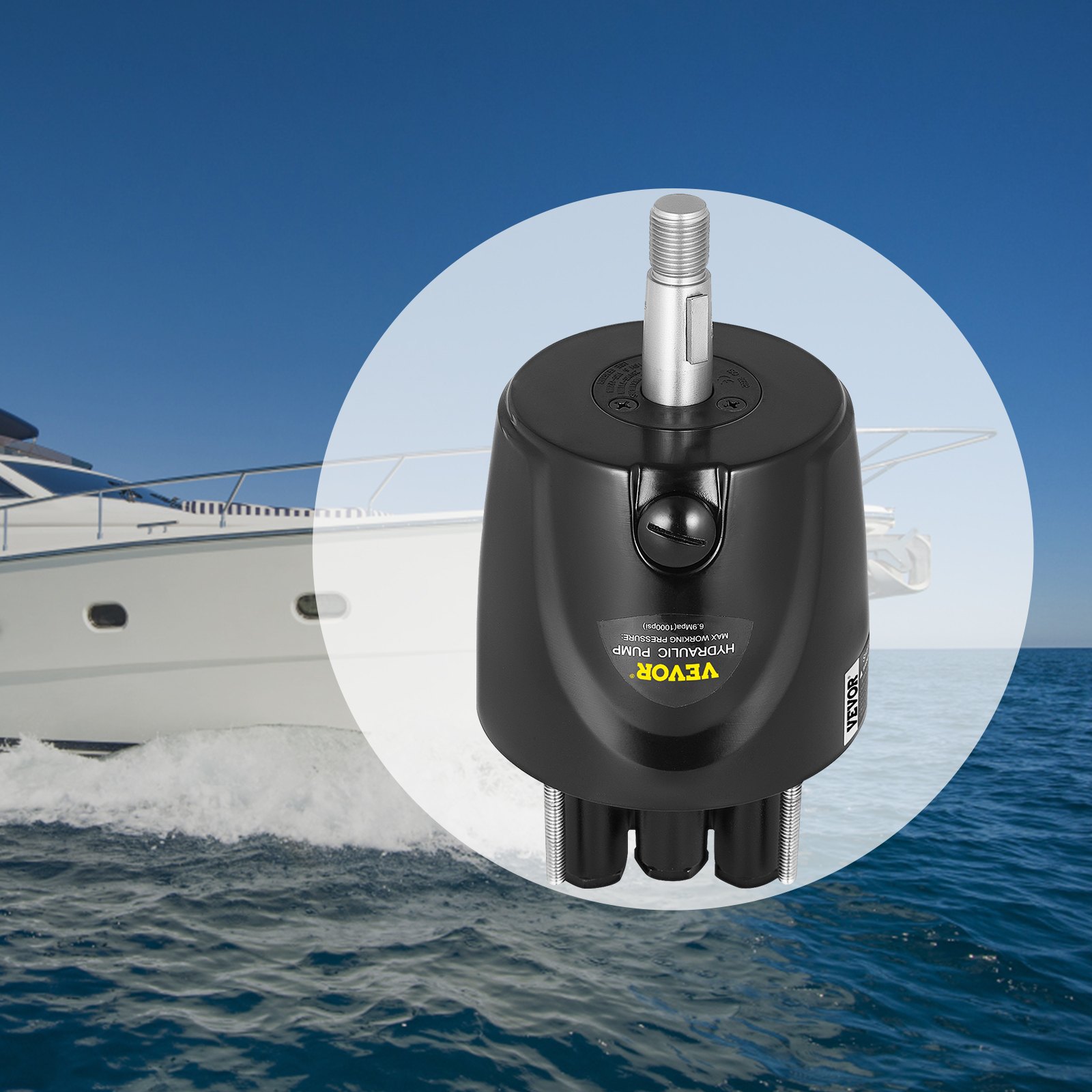 VEVOR VEVOR 150HP Helm Hydraulic Outboard Steering Pump HH43143
