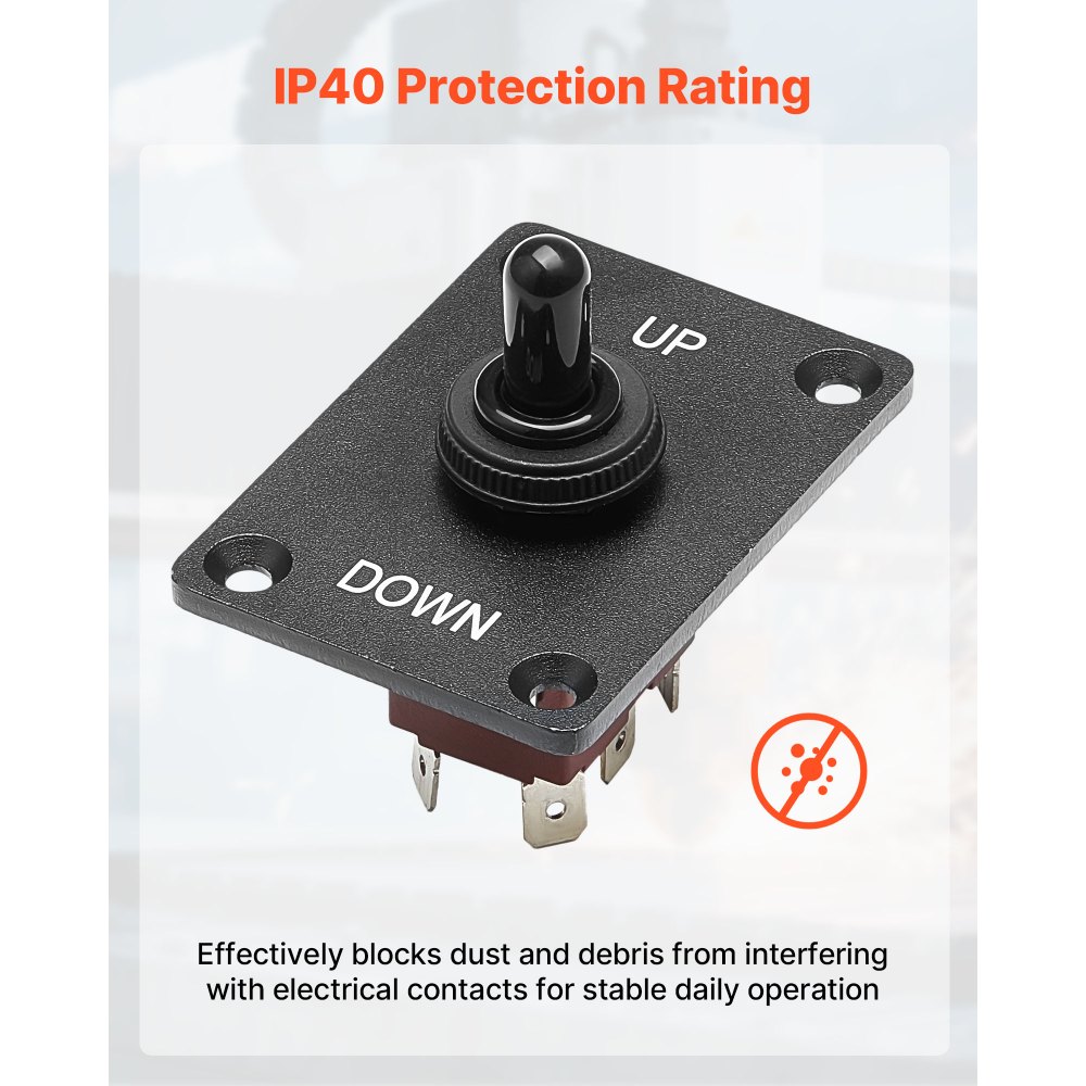 VEVOR 12 Volt Toggle Switch On Off On – 6 Pin DPDT