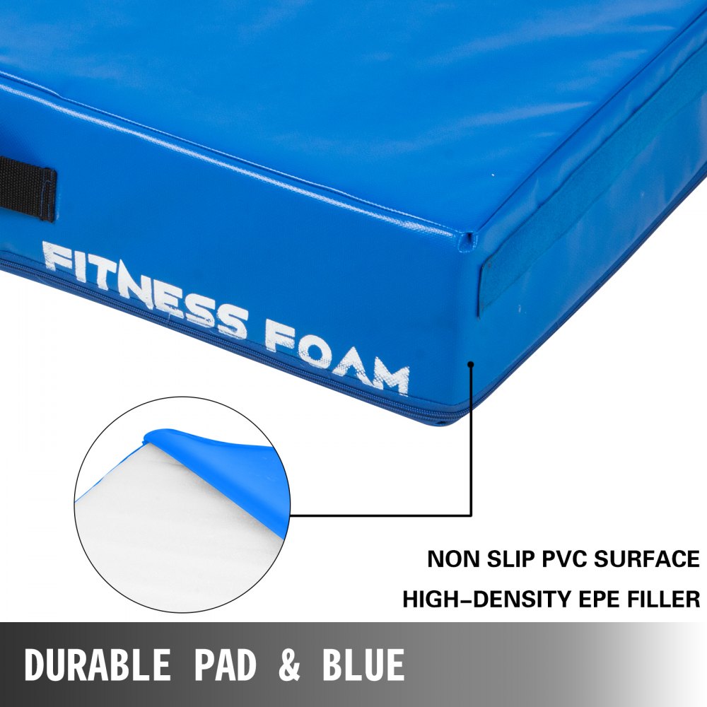 VEVOR Fitness Crash Pad,10 inch Barbell Crash Cushion Pads