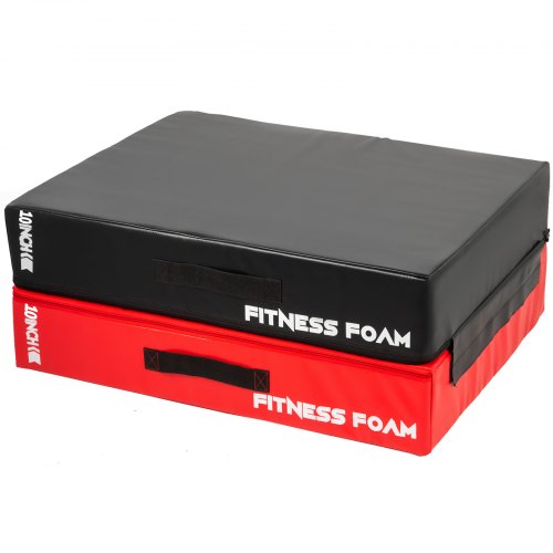 VEVOR Fitness Crash Pad,10 inch Barbell Crash Cushion Pads, Weightlifting Protector Falling Pads