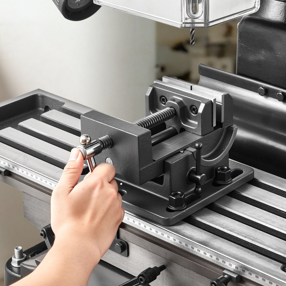 VEVOR 15.875-Inch Mill Drill Machine, 2 HP, Benchtop Milling Drill ...