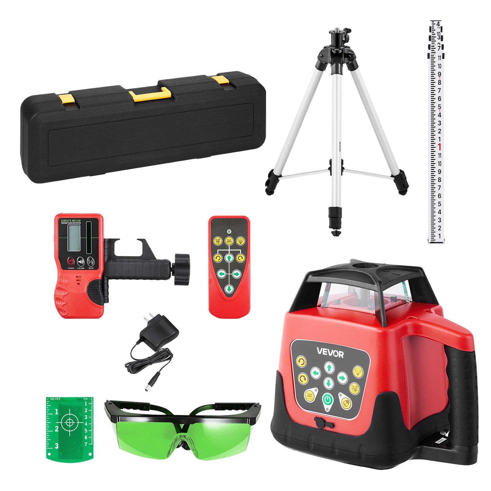 VEVOR Self Leveling Rotary Laser Level Kit – 2000 ft