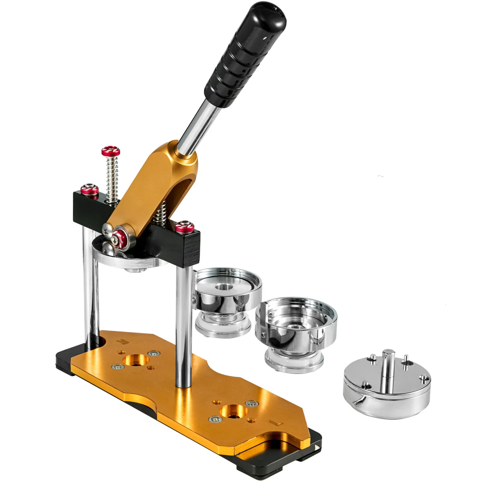 VEVOR Button Maker 58mm Badge Machine with 200 Sets Circle Button Parts ...