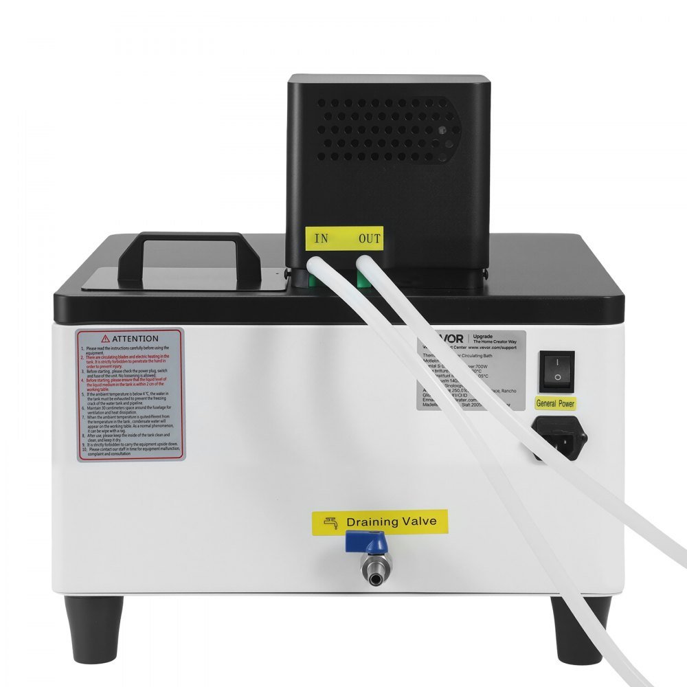 VEVOR Viscometer Water Bath, 23 to 212°F, 5.51