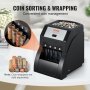 thumbnail image 2 of Automatic Coin Sorter & Counter Machine - Sorts 230 Coins/Min - 200 Coin Hopper + Wrapping Tubes - SS1350 2 of 6