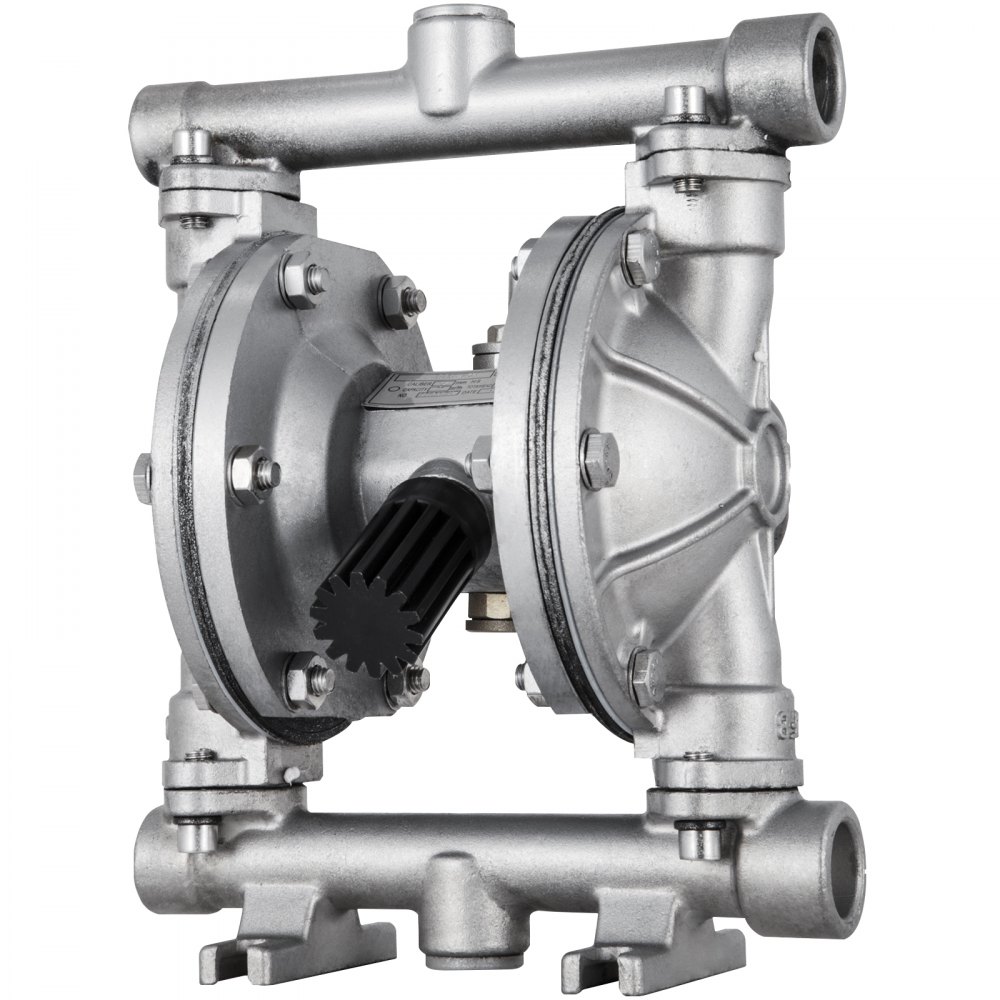 VEVOR Air-Operated Double Diaphragm Pump, 12 GPM, Max 115 PSI With 1/2