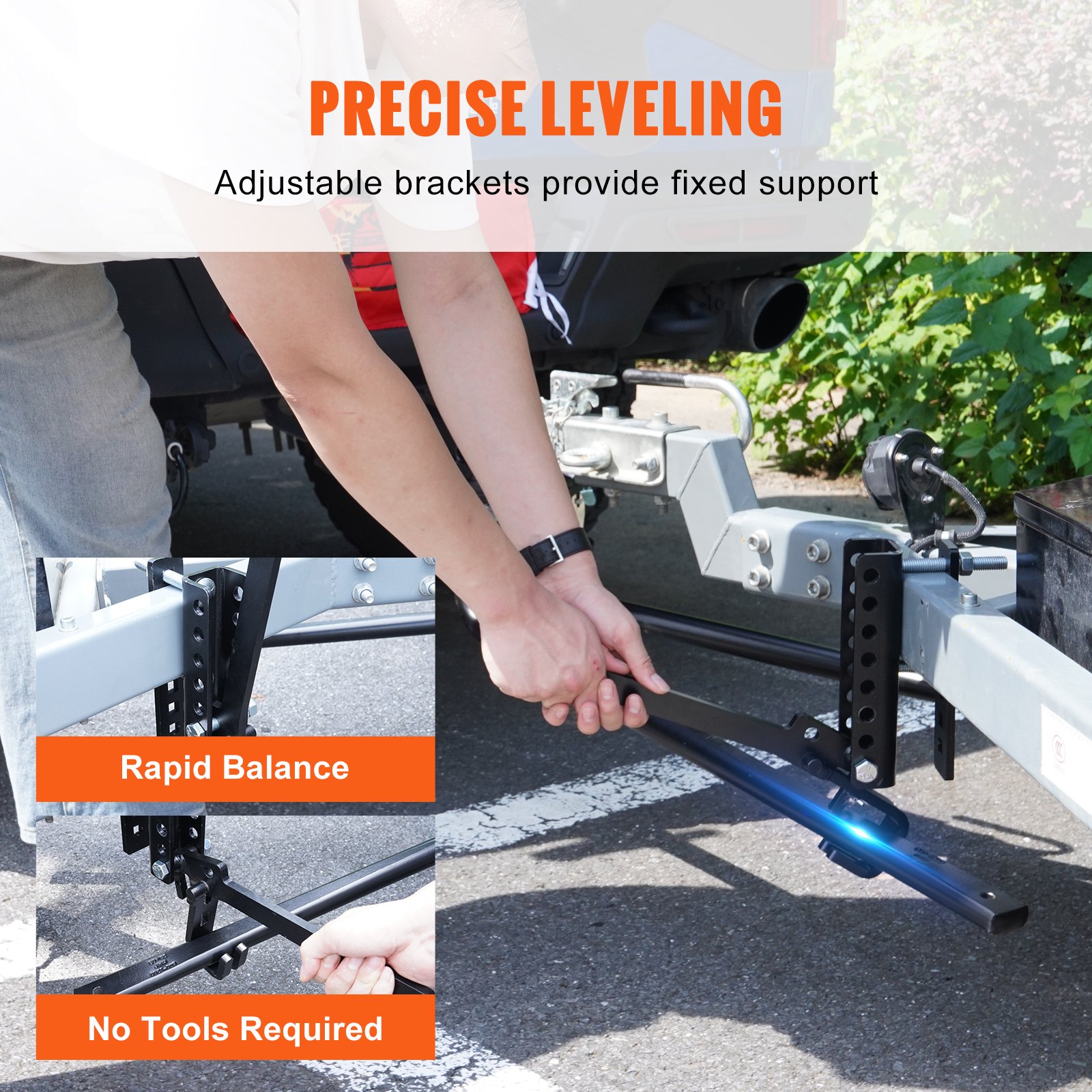 Weight Distribution Simulator VEVOR Weight Distribution Hitch, 1,500 lbs Weight Distributing Hitches ...