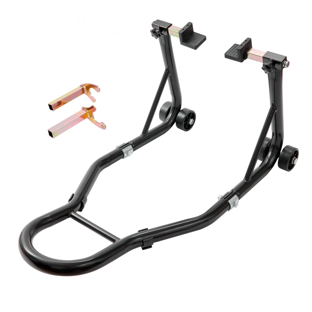 VEVOR Motorcycle Rear Wheel Stand, with U + L Fork Swingarm Spool, 390