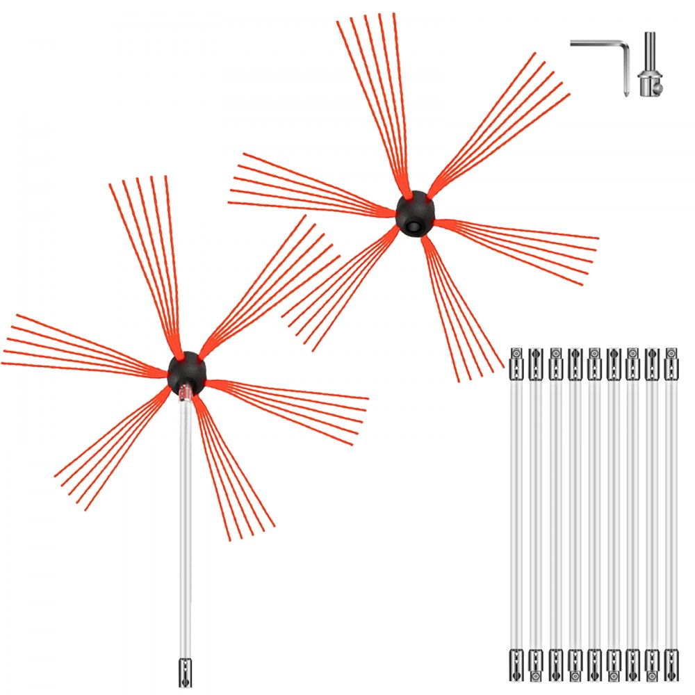 Sada na čištění komínů Sada na čištění komínů Sada na čištění komínů 33ft sooteater - obrázek 1