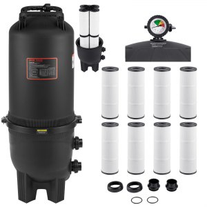 725 sq.ft² Cartridge Pool Filter Valve 21207GPH Swimming Pool ...