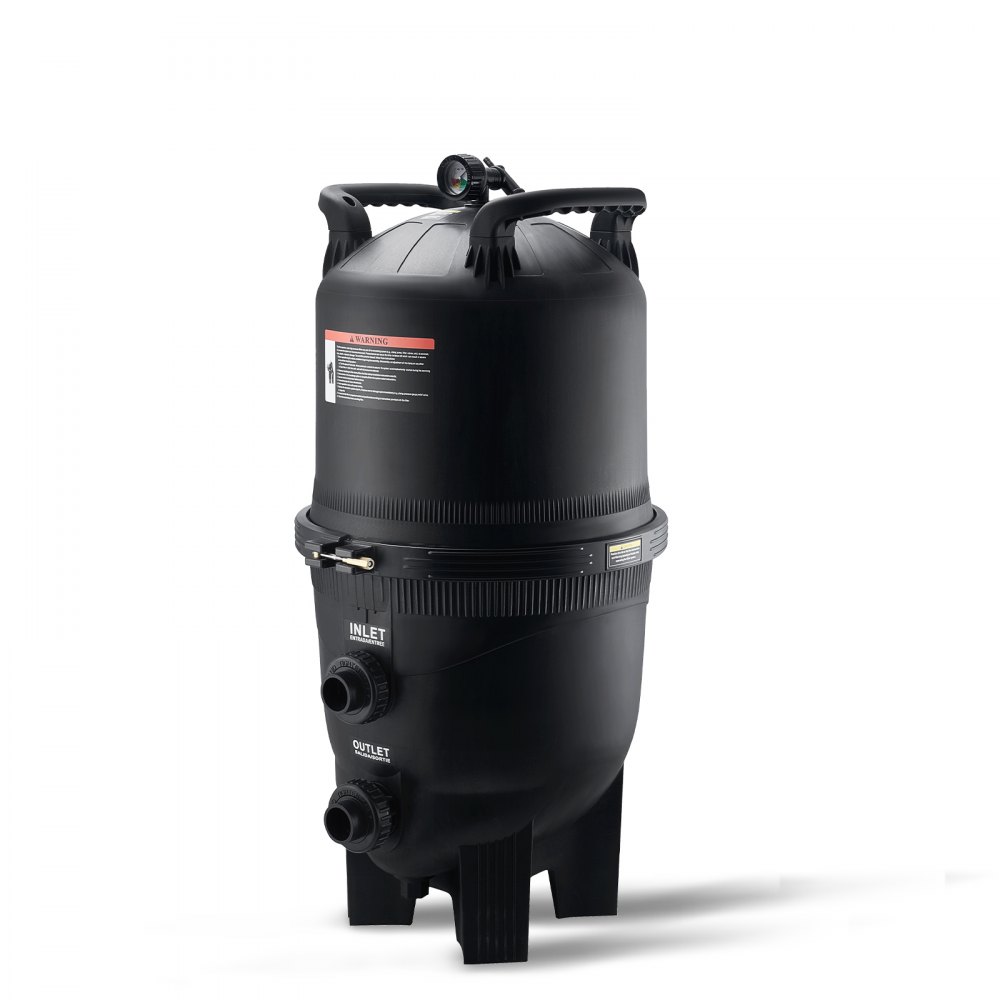 VEVOR Cartridge Pool Filter, 325Sq. Ft Filter Area Inground Pool Filter ...