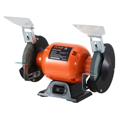 VEVOR Bench Grinder, 6 inch Single Speed Bench Grinder with VEVOR Bench Grinder, 6 inch Single Speed Bench Grinder with