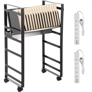 VEVOR Open Charging Cart, 16 Device, Charging Cabinet for Charge and ...