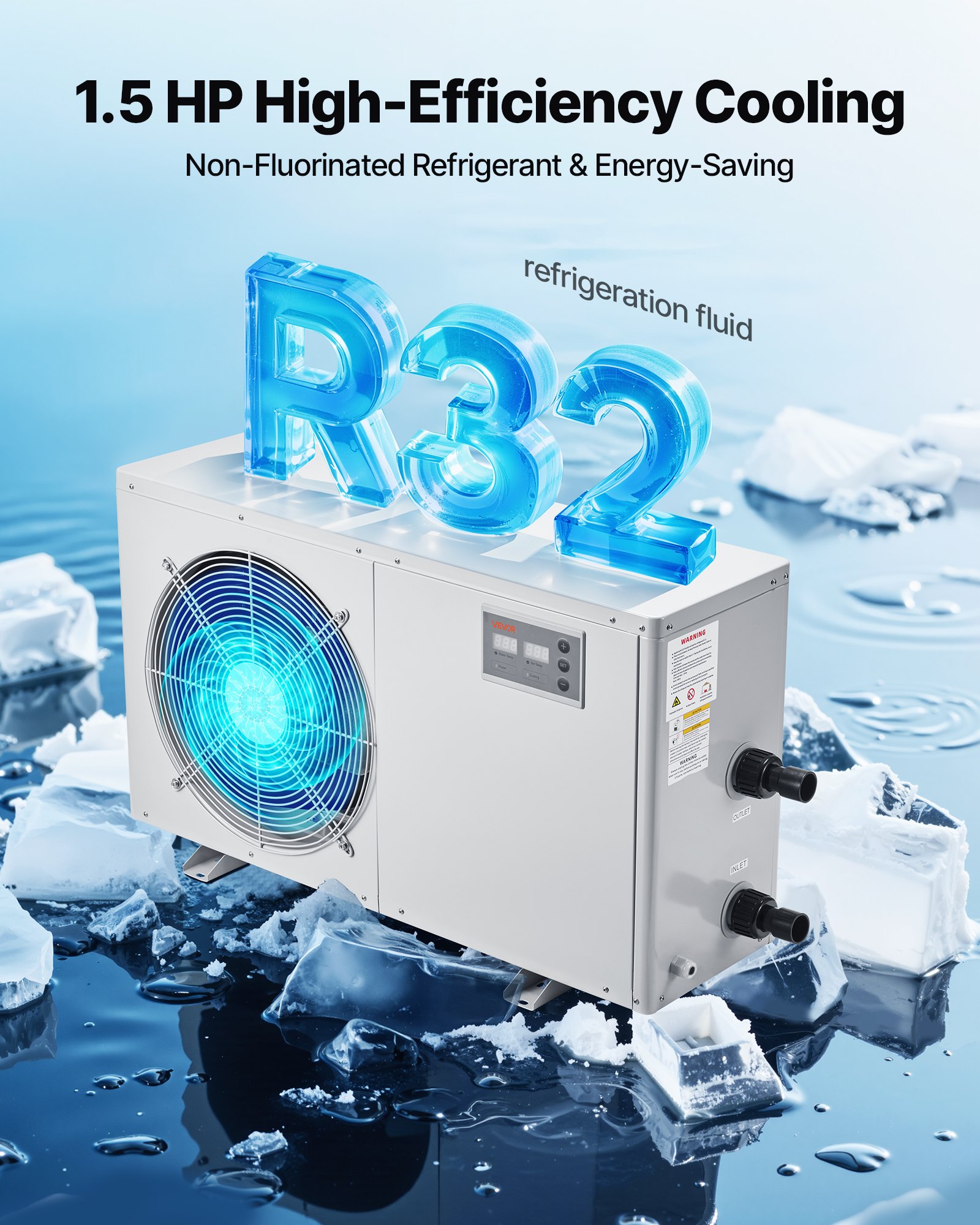 VEVOR Fish Tank Water Chiller — Reliable Cooling Solution