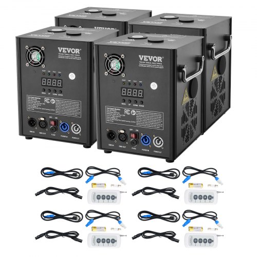 VEVOR Cold Spark Machine, 4 Pack 500W Output Fireworks Controllers