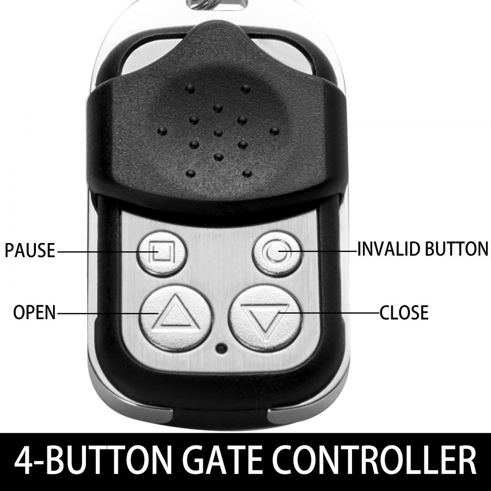 VEVOR Gate Remote Control 4-Button Backup Key Accept Signal Within ...