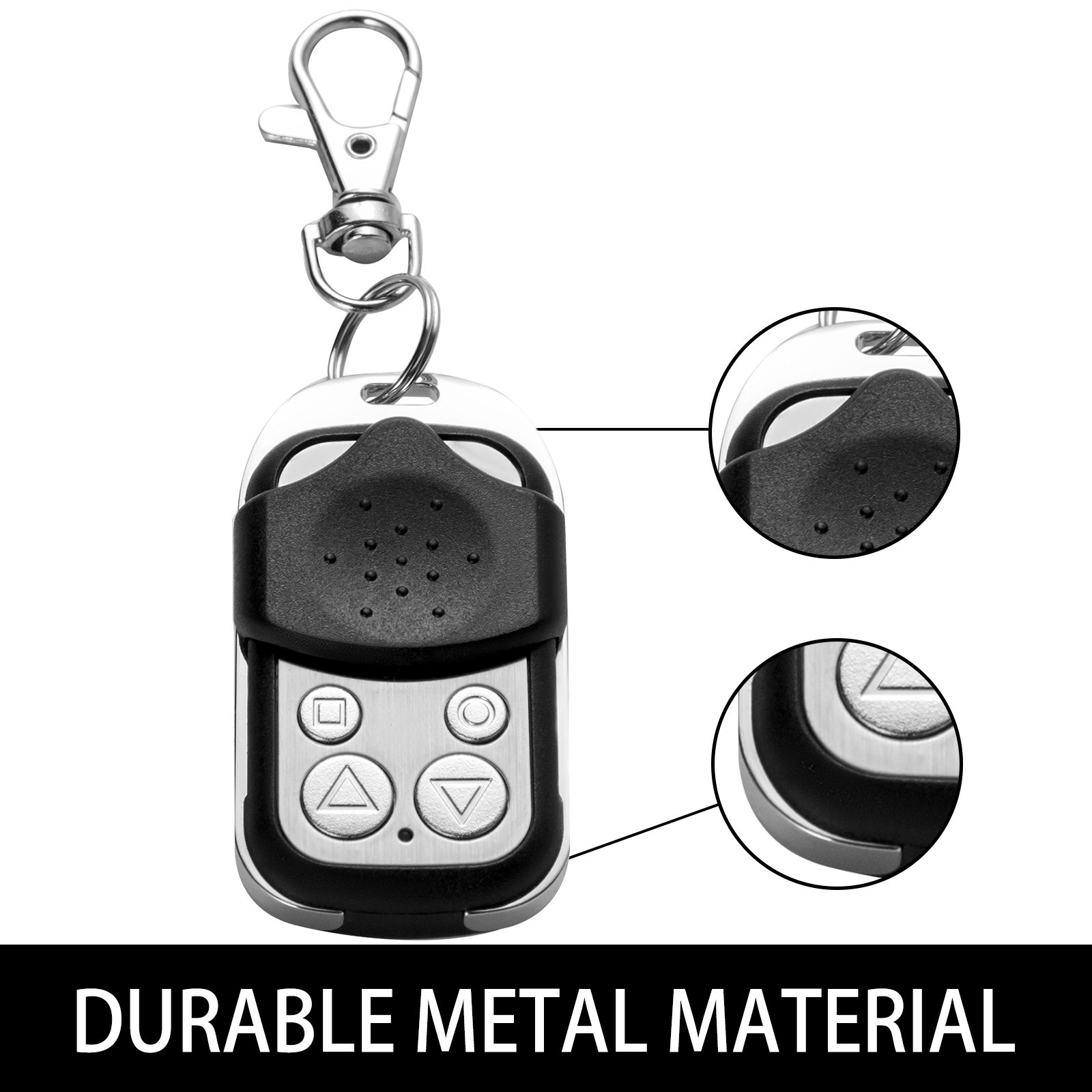 VEVOR Gate Remote Control 4Button Backup Key Accept Signal Within