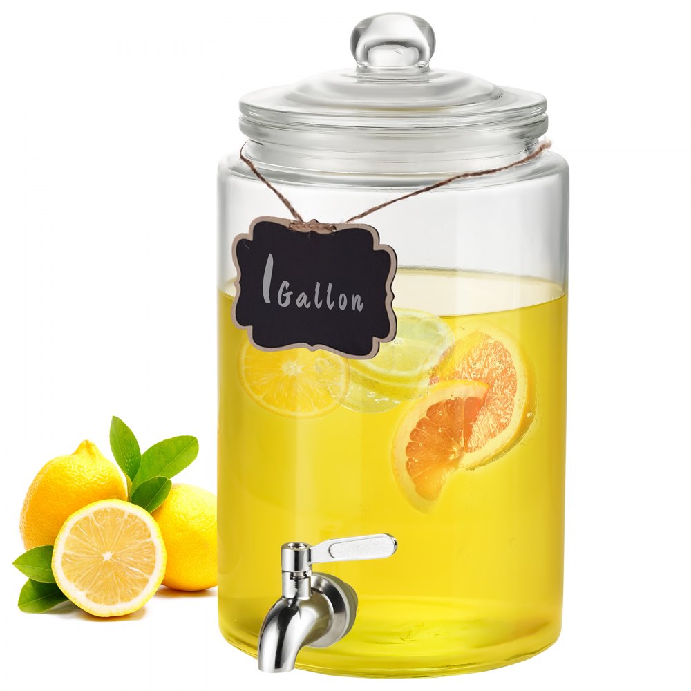 VEVOR VEVOR Beverage Dispenser, 1 Gallon Drink Dispensers for Parties