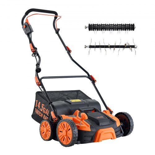 VEVOR 2-in-1 Electric Dethatcher and Scarifier, 16-Inch 15 Amp