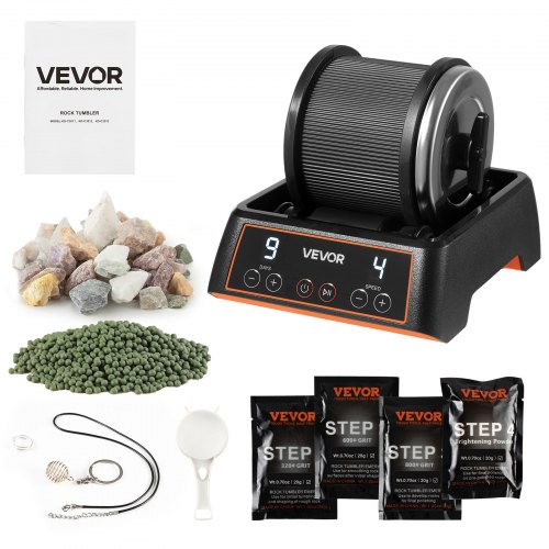 VEVOR Rock Tumbler, 1 lb Rock Polishing Machine, Rocks Tumbling