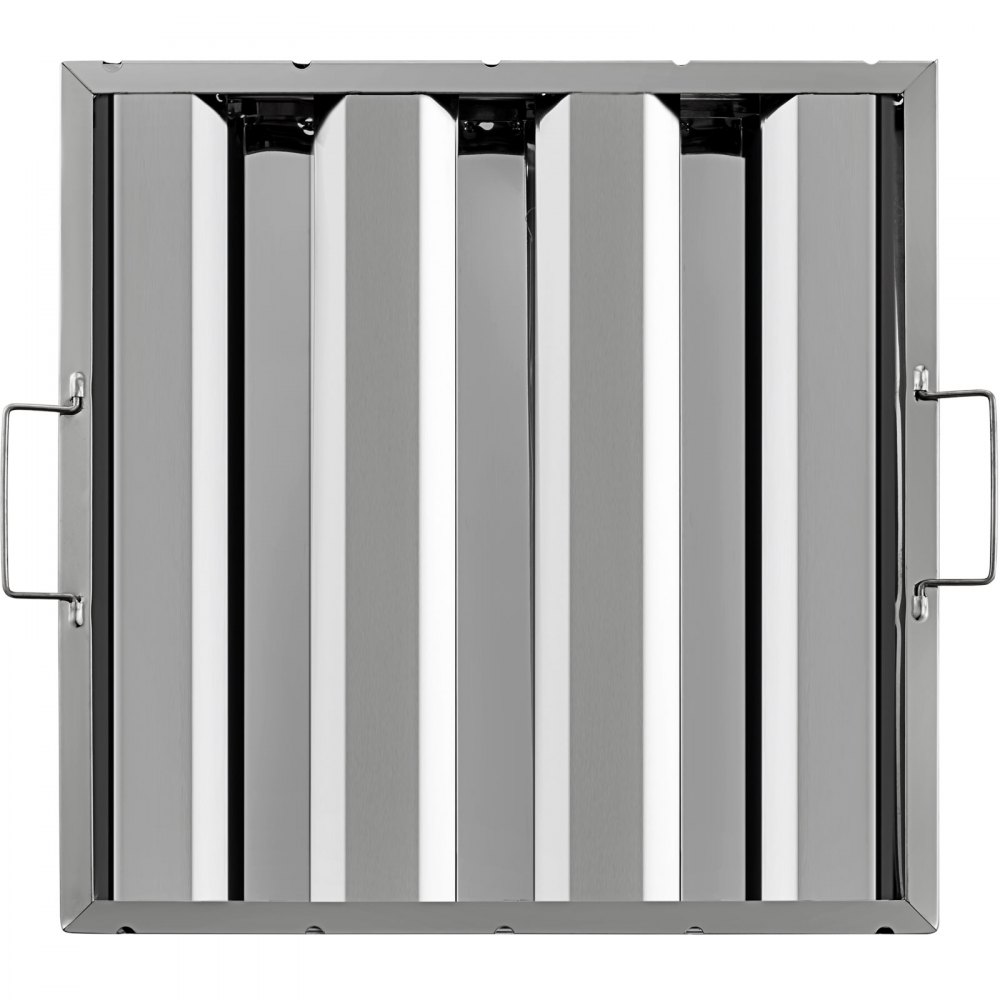 Baffle Grease Filter 430 Stainless Steel Grease Filter Easy Cleaning On