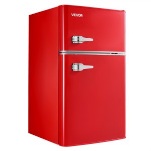 VEVOR Mini Fridge with Freezer, 3.2 Cu.Ft, Two Door Compact