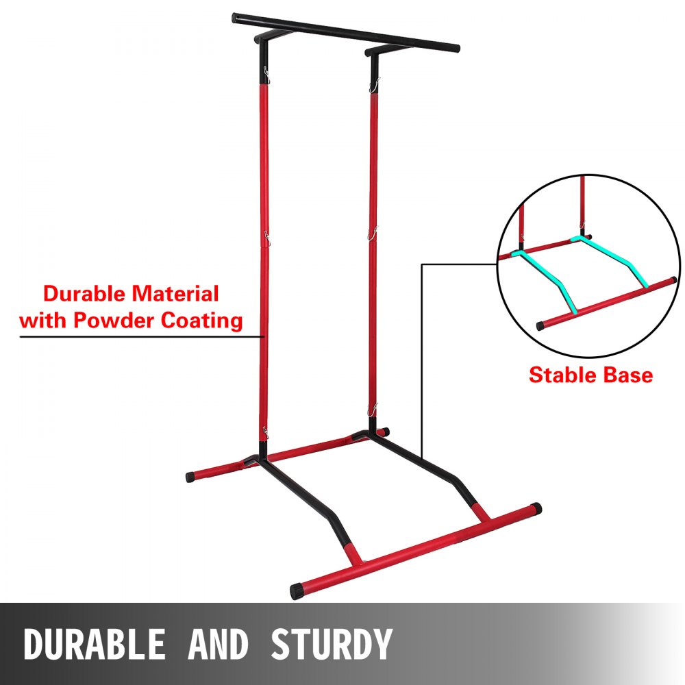 Portable pull up discount bar & dip station