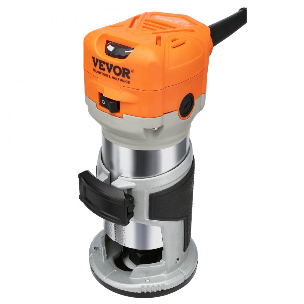 VEVOR Wood Router, 1.25HP 800W, Compact Wood Trimmer Router Tool ...