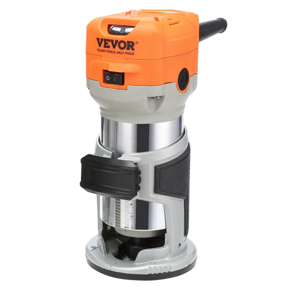 VEVOR VEVOR Wood Router, 1.25HP 800W, Compact Wood Trimmer Router Tool ...