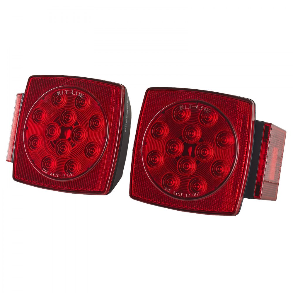 VEVOR Trailer Lights, 12V LED Trailer Tail Lights Kit with Stop Brake ...