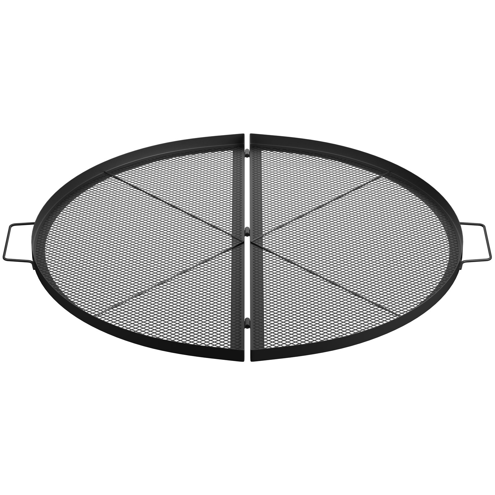 VEVOR Fire Pit Cooking Grate 30 Inch, Foldable Round Cooking Grill